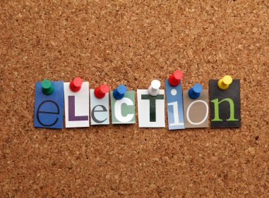 Election pinned on noticeboard